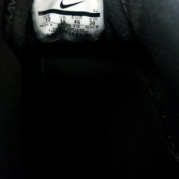 Nike Revolution 3 Mens Size 12 Triple Black - Picture 7 of 7